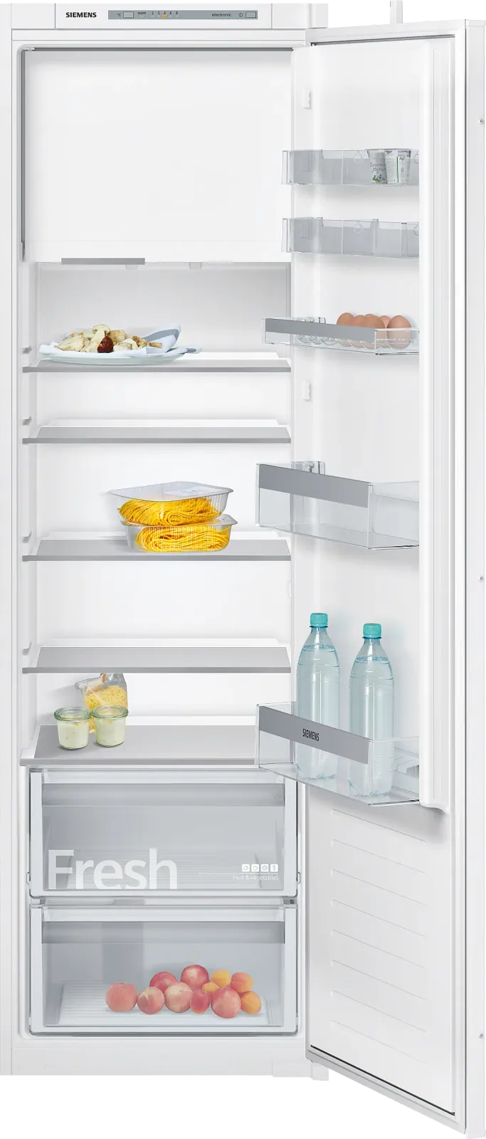 iQ300 built-in fridge with freezer section 177.2 x 54.1 cm flat hinge