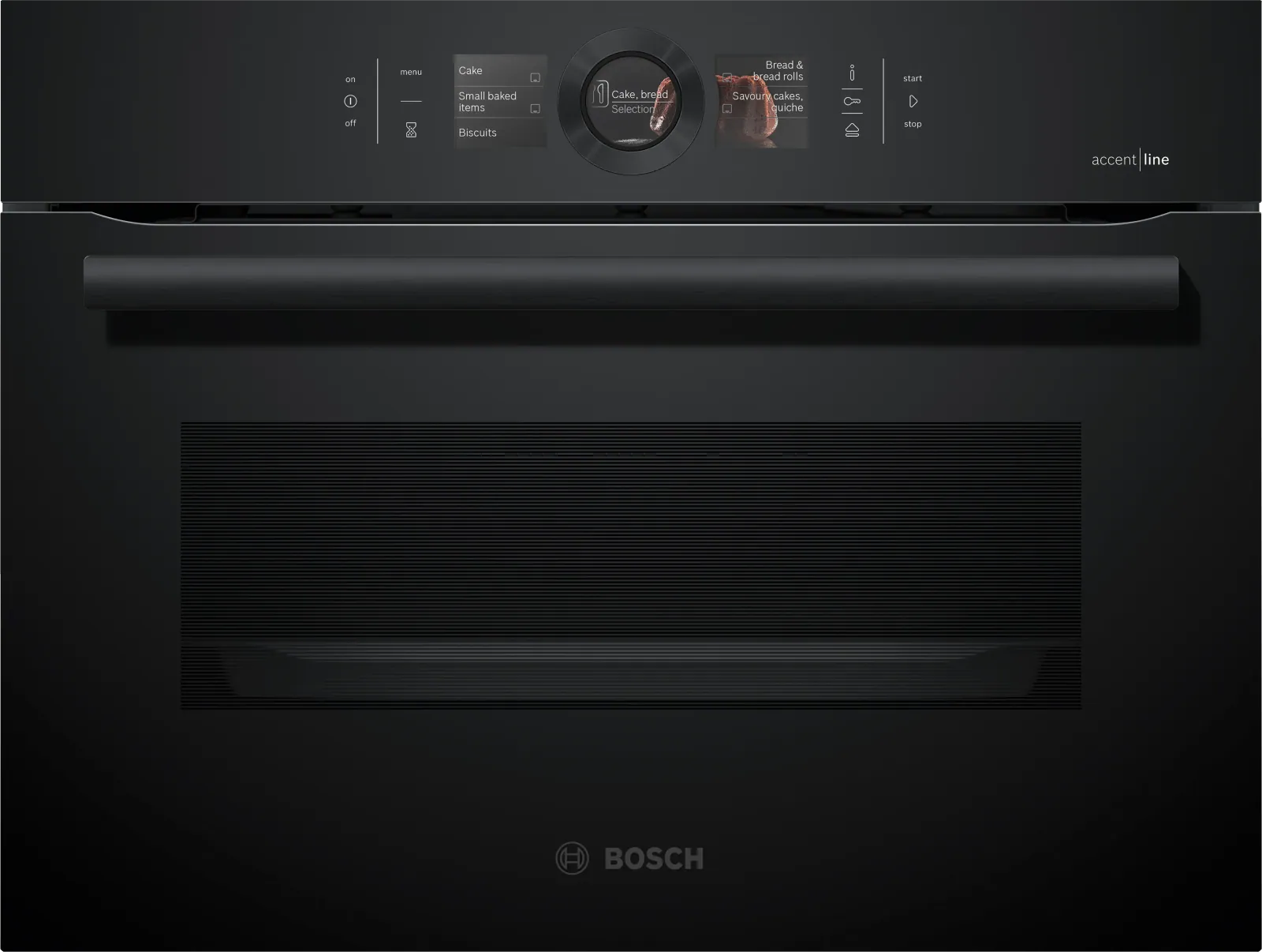 Serie 8 Compacte oven met volwaardige stoom 60 x 45 cm Koolstofzwart