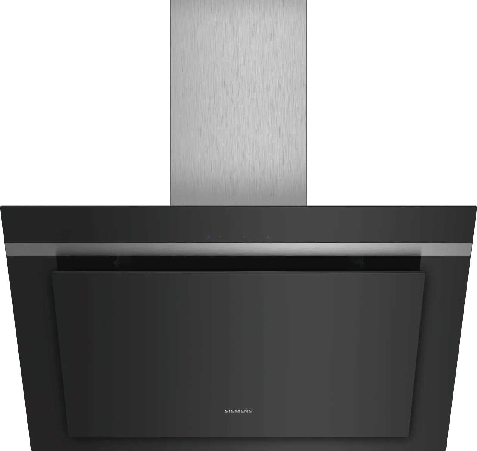 iQ300 Wandschouwkap 80 cm zwart glas